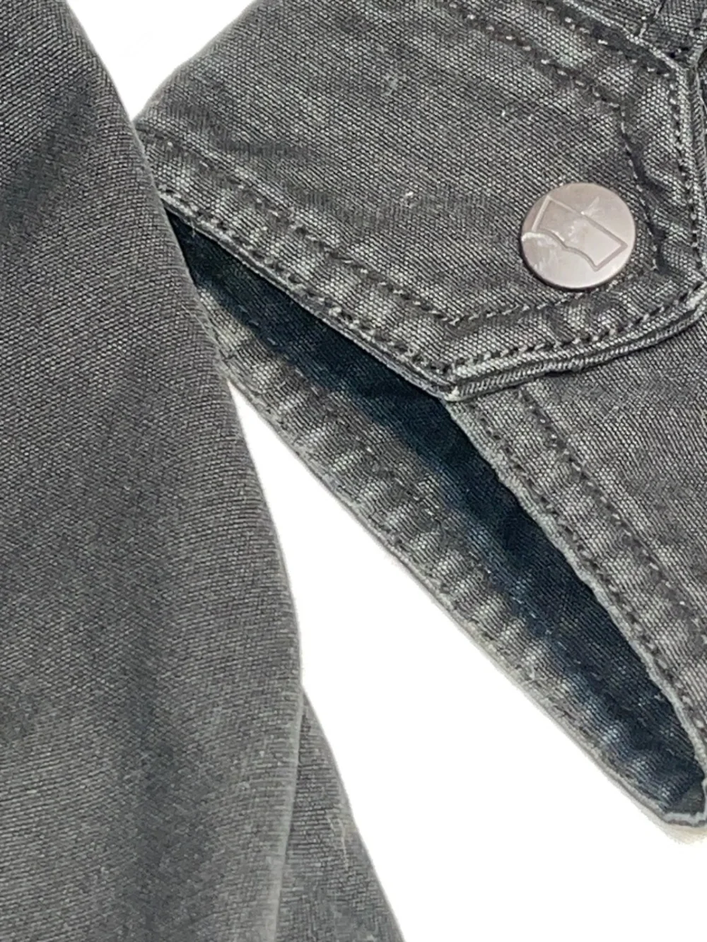 Levi's Men's Medium Sherpa Lined Hooded Plaid Black Gray Shirt Jacket Shacket - Picture 9 of 16
